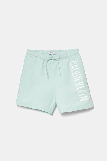 Detské plavkové šortky Calvin Klein Jeans tyrkysová farba, KV0KV00053