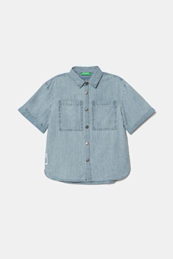 Detská riflová košeľa United Colors of Benetton 53Z9CQ046