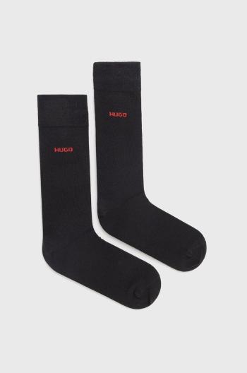 Ponožky HUGO (2-pak) pánske,čierna farba,50468099