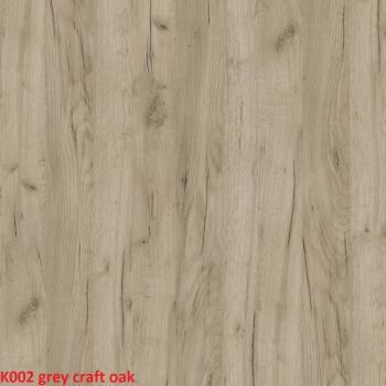 ArtExt Zástena za kuchynskú linku Zástena: Grey Craft Oak K002FP 18 mm