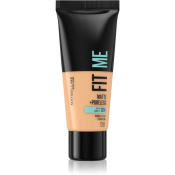 MAYBELLINE NEW YORK Fit Me! Matte+Poreless zmatňujúci make-up pre normálnu až mastnú pleť odtieň 128 Warm Nude 30 ml