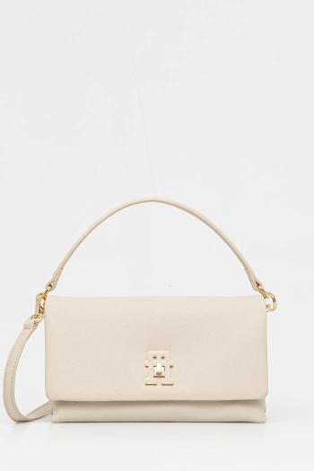 Kabelka Tommy Hilfiger béžová farba, AW0AW17465