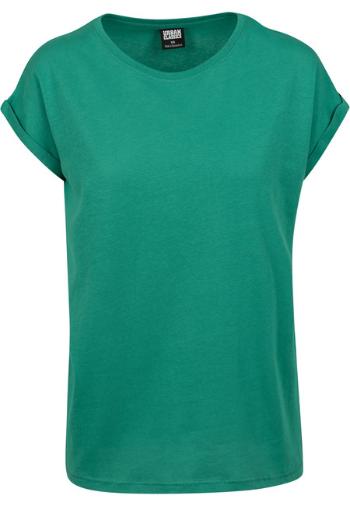 Urban Classics Ladies Extended Shoulder Tee fresh green - XS