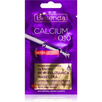 Bielenda Calcium + Q10 Concentrated deeply revitalizing anti-wrinkle mask protivrásková maska na tvár 8 g