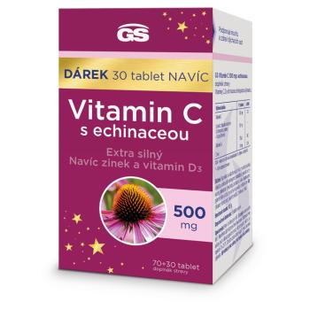 GS Vitamin C500 s echinaceou dárek 2023 70+30 tabliet