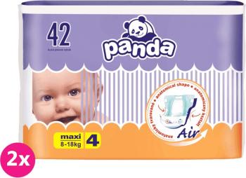 2x BELLA PANDA Plienky jednorazové 4 Maxi (8-18 kg) 42 ks