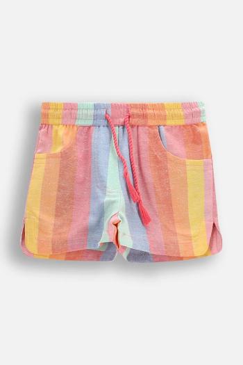 Šortky Coccodrillo viac farieb, vzorované, nastaviteľný pás TROPICAL STORY GIRL KIDS