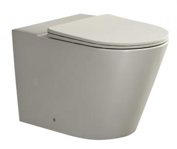 SAPHO - PACO misa pre kombi WC, Rimless, 61x38cm, spodný/zadný odpad, ivory PC1012BE-111