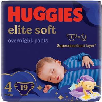 HUGGIES Elite Soft Pants cez noc Pants veľ. 4 (19 ks) (5029053548166)