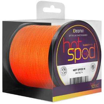 Delphin spodová šnúra hotspod 4 oranžová 0,14 mm 9,1 kg 300 m