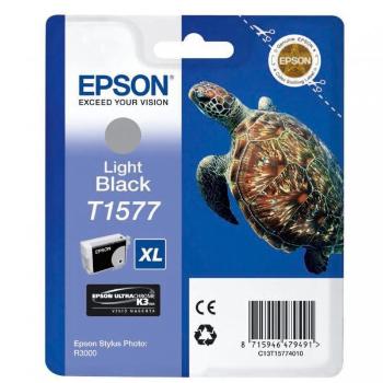 Epson T1577 C13T15774010 svetlo čierna (light black) originálna cartridge