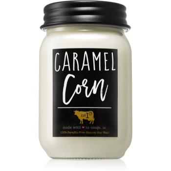 Milkhouse Candle Co. Farmhouse Caramel Corn vonná sviečka Mason Jar 368 g