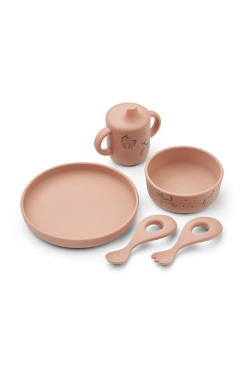 Detská súprava Liewood Ryle Printed Tableware Set