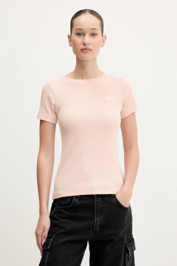 Tričko Guess Jeans dámske, ružová farba, W5GP62 KA0H1