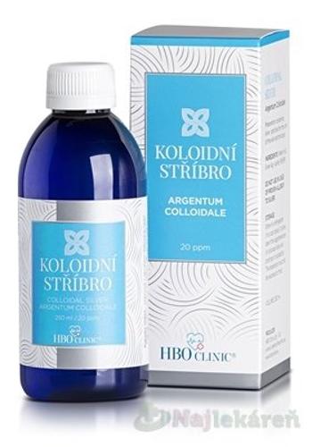 HBO Clinic KOLOIDNÉ STRIEBRO hustota častíc 20 ppm, 250ml