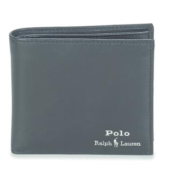 Polo Ralph Lauren  GLD FL BFC-WALLET-SMOOTH LEATHER  Peňaženky Čierna