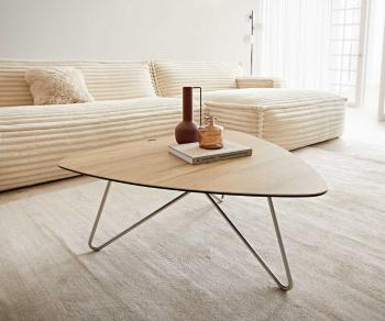 Konferenčný stolík Ekrem 85x35 cm keramický krížový podstavec Laminam®