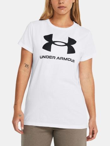 Under Armour UA W Sportstyle Logo SS Póló Fehér