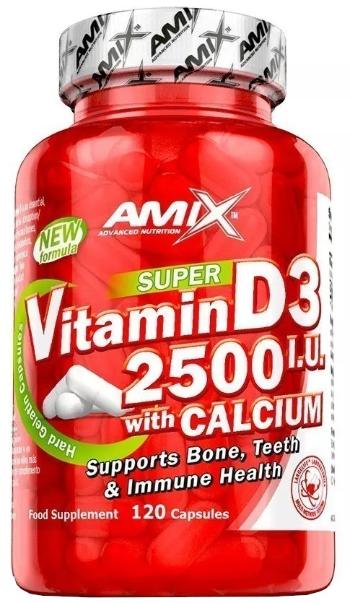 AMIX Vitamín D3 2500 I.U. s vápnikom 120 kapsúl