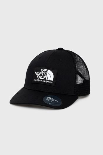 Čiapka The North Face čierna farba, s nášivkou, NF0A5FX8JK31