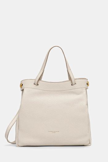 Kožená kabelka Gianni Chiarini OTTAVIA béžová farba, BS 11290 GRN