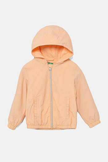 Detská bunda United Colors of Benetton oranžová farba, 2IGGGN03L