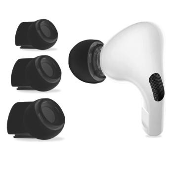 Tech-Protect Ear Tips náhradné štuple pre Apple AirPods Pro 1 / 2 3ks, čierne