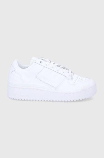 Kožená obuv adidas Originals Forum Bold FY9042 biela farba, FY9042