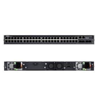 Dell EMC N3048EP-ON Switch, POE+, 48× 1GbT, 2× SFP+ 10GbE, 2× GbE SFP combo ports, L3, Stacking, IO (210-AOFM)