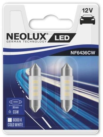 LED autó izzó NEOLUX LED "C5W" 6000K, 12V, SV8.5-8