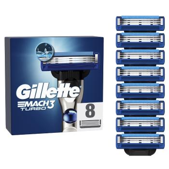 Gillette Náhradná hlavica Mach3 Turbo, 8 ks