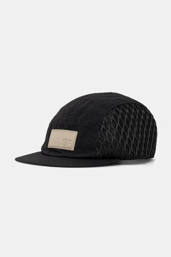 Šiltovka EA7 Emporio Armani čierna farba, s nášivkou, AF14387.7X000093