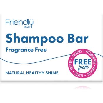 Friendly Soap Natural Shampoo Bar Fragrance Free prírodné mydlo na vlasy 95 g