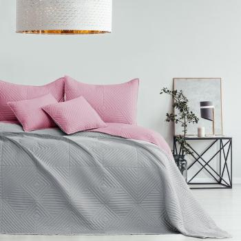 Restilo Prehoz na posteľ Softa palepink - pearlsilver, 220 x 240