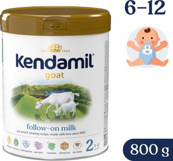 Bébitápszer Kendamil baba kecsketej 2 DHA + (800 g)