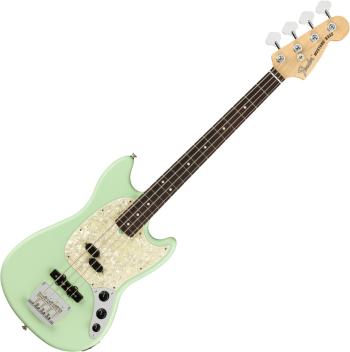 Fender American Performer Mustang RW Satin Surf Green Elektrická basgitara