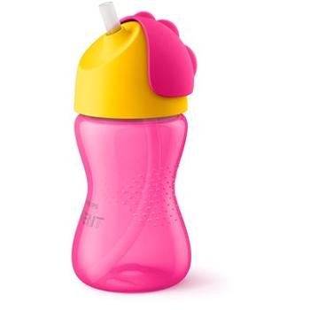 Philips AVENT Hrnček s ohybnou slamkou 300 ml, dievča (8710103781998)