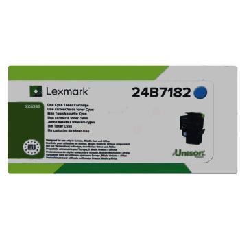 LEXMARK 24B7182 - originálny toner, azúrový, 6000 strán