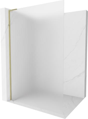 MEXEN/S - Kioto L Sprchová zástena WALK-IN 90 x 200, dekor, zlatá 800-090-103-50-30