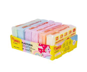 JOVI - Plastelína v pastelových farbách 6x50 g