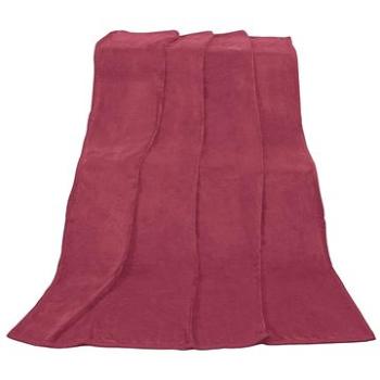 Bellatex Korall micro jednolôžko – 150 × 200 cm – vínová (2325)