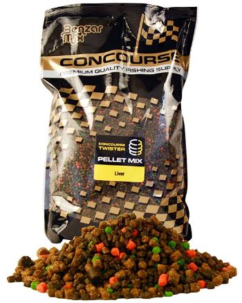 Benzar mix mikro pelety concourse twister pellet mix 2 a 4 mm 800 g - pečeň