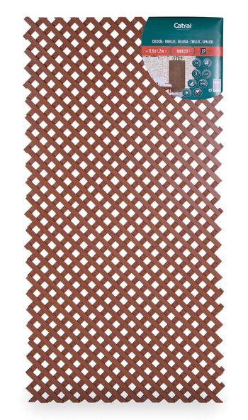 Rácsos panel/ apácarács Trellis Lop vörösesbarna 1.2x0.6m 2021069