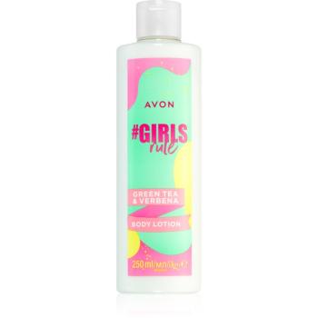 Avon #GirlsRule Green Tea & Verbena osvěžujúce telové mlieko s hydratačným účinkom 250 ml