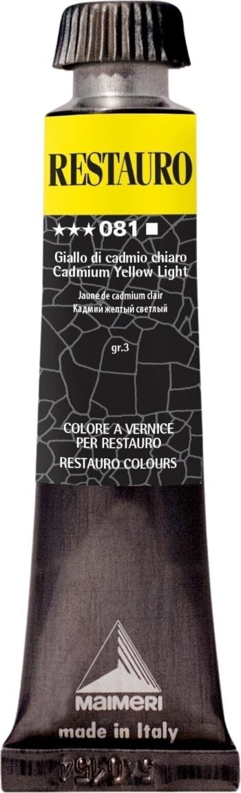 Maimeri Varnish Restauro Reštauračná farba Cadmium Yellow Light 081 20 ml 1 ks