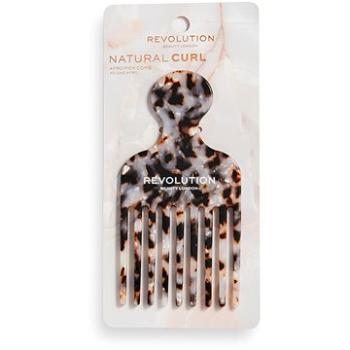 REVOLUTION HAIRCARE Natural Curl Afro Pick Comb Tortoiseshell hrebeň (5057566549332)