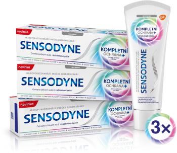 Fogkrém SENSODYNE Teljes védelem Whitening 3× 75 ml