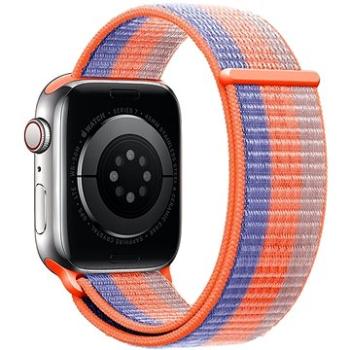 Eternico Airy na Apple Watch 38 mm/40 mm/41 mm  Sky Blue with Orange stripe (AET-AWAY-SkBlO-38)