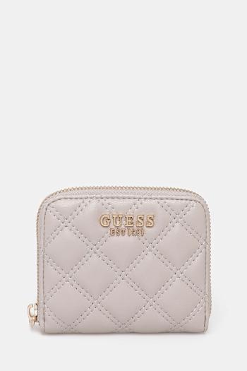 Peňaženka Guess GIULLY dámska, béžová farba, SWQG96 73137