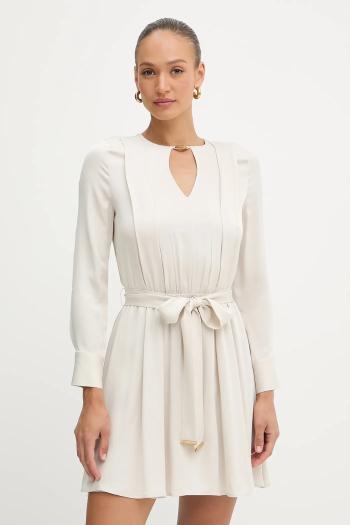 Šaty Marciano Guess ANITA béžová farba, mini, áčkový strih, 5YGK33 7356A
